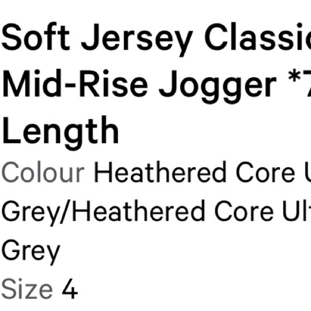 Lululemon Classic-Fit Mid-Rise Jogger 7/8 Length - Picture 5 of 5